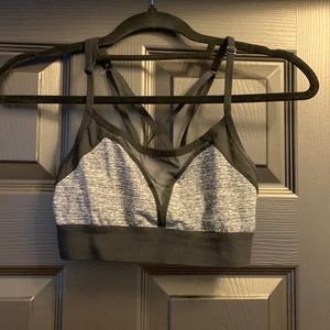 Small Gray Sports Bra